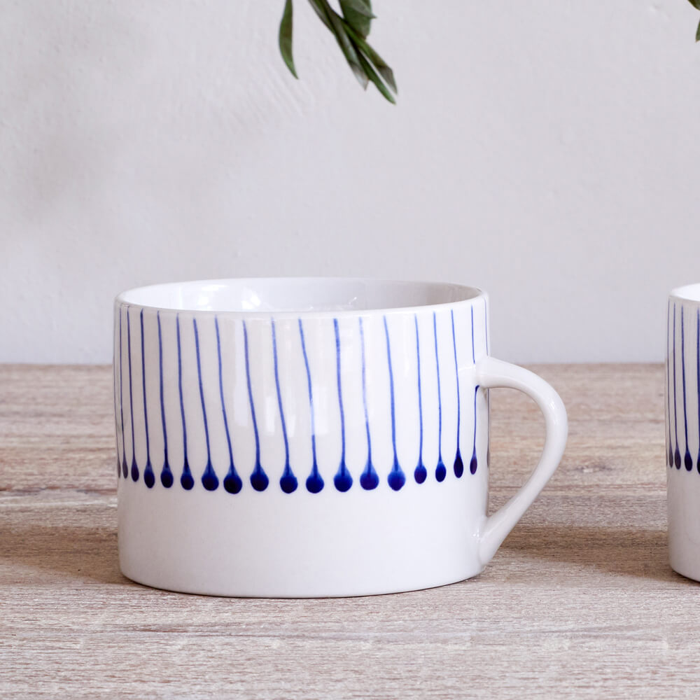 Nkuku Iba Mug Indigo Small